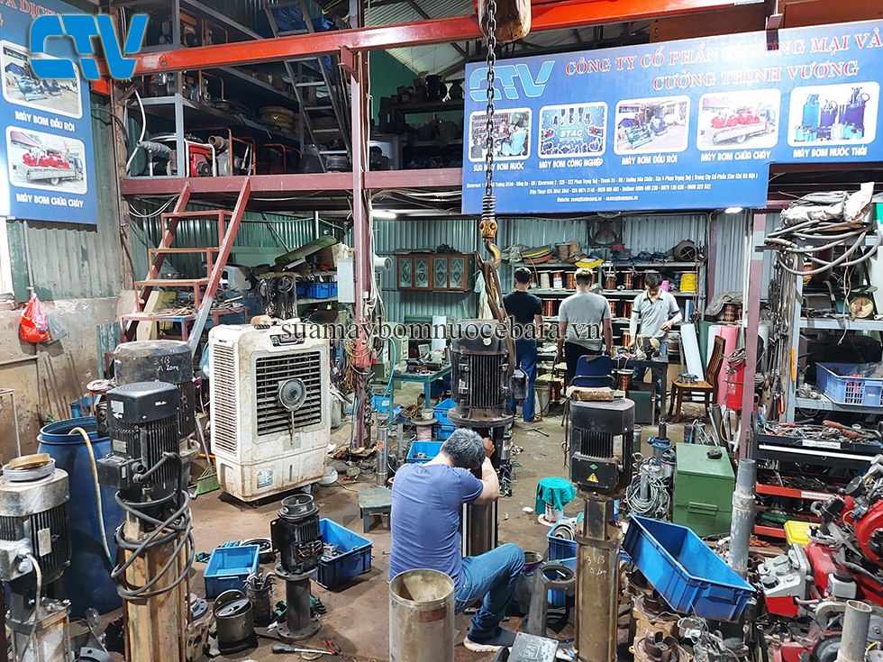 Dịch vụ sửa chữa, bảo dưỡng bơm trục đứng Ebara tại Hà Nội uy tín, chất lượng cao