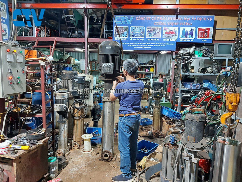 Dịch vụ sửa chữa, bảo dưỡng bơm trục đứng Ebara tại Hà Nội uy tín, chất lượng cao