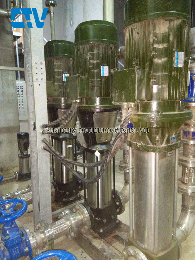 Sửa máy bơm trục đứng Ebara khi bị hỏng phớt