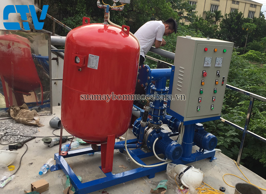 Thiết kế, lắp ráp hệ máy bơm tăng áp công nghiệp tại Hà Nội