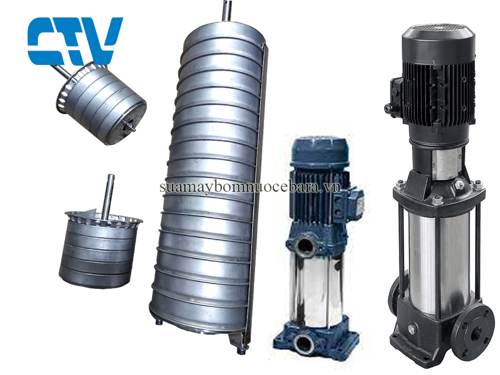 Ruột buồng máy bơm công nghiệp trục đứng Ebara EVMSG3 2F5